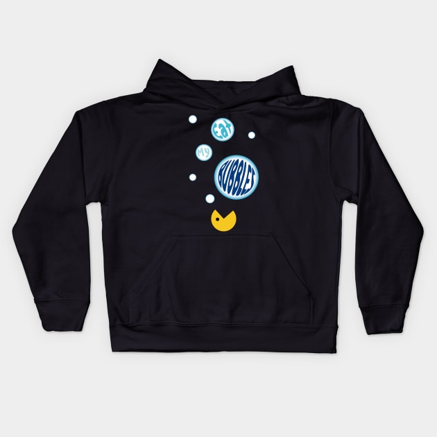 Eat my Bubbles Kids Hoodie by FunnyFunPun